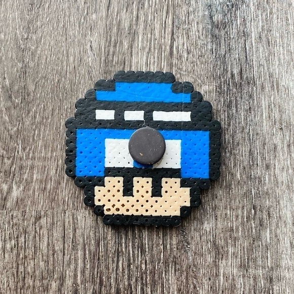 Toad Mario Party Dr. Who Tardis time machine Space Craft magnet handmade - Picture 2 of 2